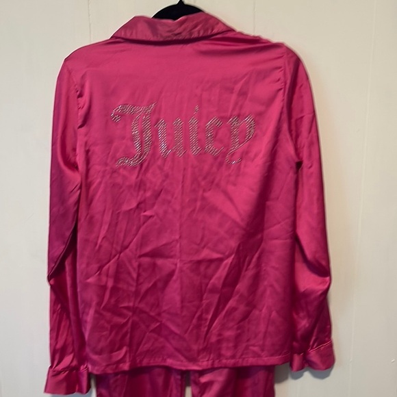 Juicy Couture Pink Satin Pajama Set - Picture 5 of 6